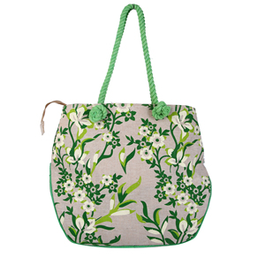 Sac fourre-tout en jute rayé écologique très demandé, avec fermeture éclair, poignées en corde, taille personnalisable, réutilisable, en toile de jute naturelle du Bengale occidental - Product Image 3