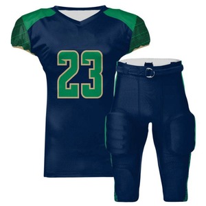 Maillot de football américain personnalisé en maille polyester, coupe ample, style streetwear, avec motif graphique, t-shirt surdimensionné à manches courtes, anti-humidité - Product Image 2