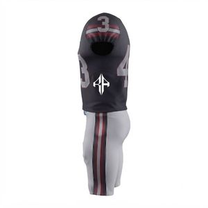 Nuevo Diseño de Uniforme de Fútbol Americano Sublimado, Cuello en V, Manga Corta, 100% Poliéster, Calidad Premium para Hombre - Product Image 5