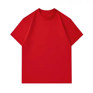 Camiseta Casual de Manga Corta para Hombre, Cuello Redondo, Corte Regular, Color Azul Claro, 100% Algodón Jersey, Tejido Liso Teñido - Product Image 4