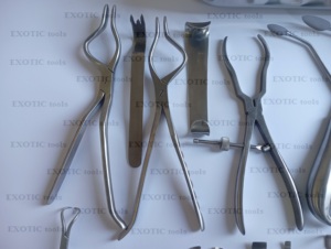 Juego de Instrumentos Quirúrgicos Maxilofaciales de Acero Inoxidable, Fabricante Profesional, Juego de Cirugía Oral y Facial en Caja de Esterilización - Product Image 3