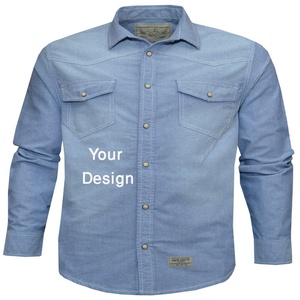Fashionable Quality <b>Men's</b> Denim <b>Jeans</b> <b>Shirt</b> Best Quality New Selling Goods Direct Factory Cheap Price Supplier From Bangladesh - Product Image 1