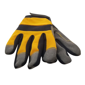 High Quality Synthetic Leather Amara Mechanic Gloves Industrial Safety Hand Protection Abrasion Resistant Gardening Gloves - Product Image 3