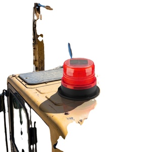 Luz Intermitente de Seguridad Vial con Energía Solar, Soporte Magnético para Coche, Luz de Señalización de Tráfico de Plástico de 5V - Product Image 1
