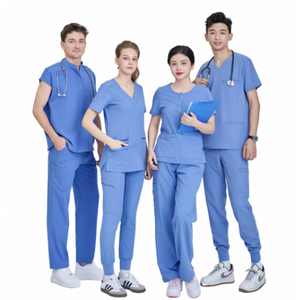 ชุดเครื่องแบบสครับทางการแพทย์มีสไตล์แขนยาวหรือสั้นผลิตตามสั่ง Sao Mai FMF จากประเทศเวียดนาม - Product Image 3