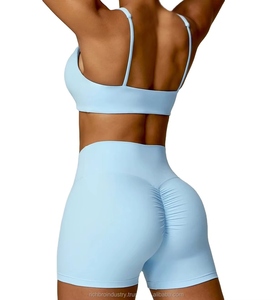 Ensemble 2 pièces de sport moulant taille haute à séchage rapide et léger, imprimé, pour yoga et course à pied, respirant, grandes tailles - Product Image 5