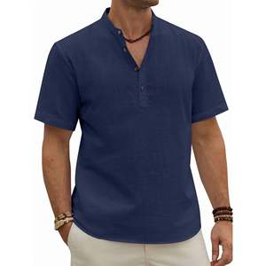 <b>Thermal</b> Wool Blend <b>Men</b> Shirt Double Pocket Utility Workwear <b>Top</b> Heavyweight Winter Long Sleeve Casual Outerwear Breathable Stand - Product Image 1