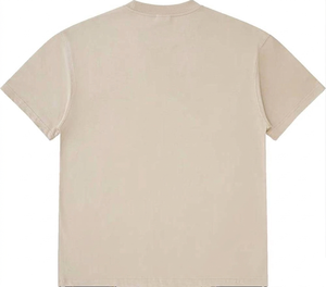 Men's O-Neck Short Sleeve T-Shirt 100% Cotton Regular Fit Solid Color Casual Jersey Knit Plain Dyed <b>Design</b> - Product Image 2