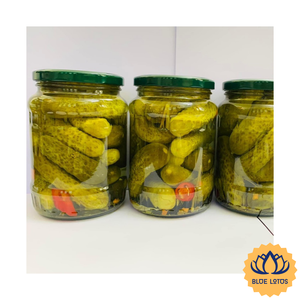 [BEST SELLING] | <b>Pickled</b> Gherkin Cucumber Crunchy <b>Pickled</b> Gherkin In Glass <b>Jar</b> For Salad Snack Seasoning Supply from Vietnam - Product Image 1