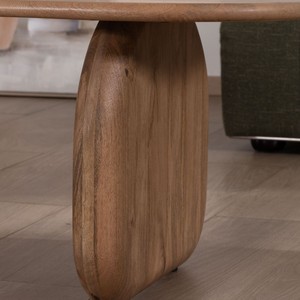 Mesa de centro de diseño Vandana Golden Grain en madera de mango - Product Image 5