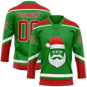 Maillot de hockey sur glace personnalisable pour homme, respirant, 100 % polyester, écologique, anti-plis, impression par sublimation, évacuation de l'humidité - Product Image 4