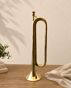 Trompette durable, instrument à vent professionnel en laiton, facile à jouer, idéal pour la marche - Product Image 1