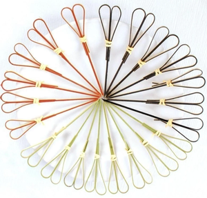 Palillos de Bambú para Decoración de Alimentos, Palillos Retorcidos Hechos a Mano, Ecológicos, para Cócteles, Bebidas, Eventos y Catering - Product Image 1