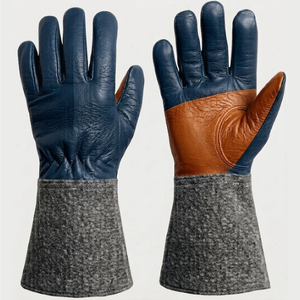 USA Direct Wholesale Grain Goatskin Leather Comfortable Straight Thumb Heavy Duty Truck Driving Warehouse Welding Gloves - Product Image 4