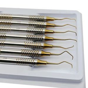 Kit d'instruments ergonomiques pour composites dentaires – Outils de restauration en résine - Product Image 1