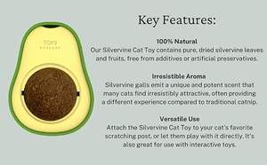 OEM Multifunctional Avocado-Shaped Catnip <b>Ball</b> Toys Rotating Molar Teeth Cleaning Health Care & Supplements <b>for</b> Cats - Product Image 3