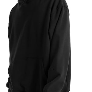 Sweat à capuche personnalisé OEM avec logo, délavage acide, coton épais 100%, fermeture éclair pour impression en relief, sans cordons, patch brodé, coupe oversize, hiver - Product Image 2