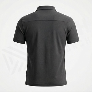 Polo en tricot à manches courtes pour homme, rayé, color-block, design décontracté, coupe classique - Product Image 2