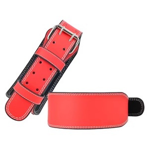 New Cowhide Weightlifting <b>Belt</b> Adjustable Prongs Waist Support for Strength Training Unisex Waist Support for Strength Training - Product Image 2