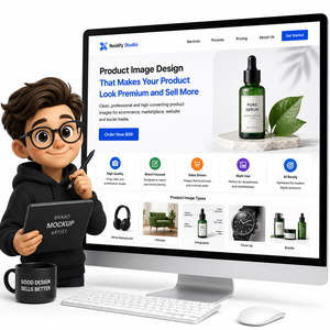 Création d'images de produits pour l'e-commerce avec des visuels propres, une présentation premium et une présence optimisée pour l'IA pour vendre plus en ligne - Product Image 1