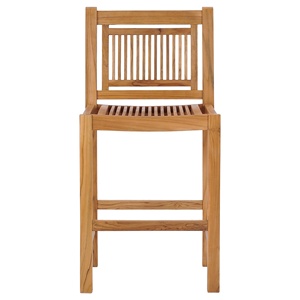เก้าอี้บาร์เชิงพาณิชย์คุณภาพสูงทำจากไม้สัก - Product Image 2
