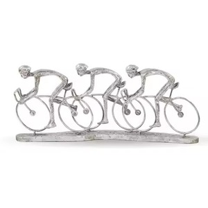 Vintage Finish Metal Sculpture Abstract Art Figurine <b>Decorative</b> Home Office <b>Table</b> <b>Decor</b> - Product Image 5