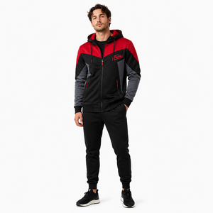 Sudadera Deportiva con Cremallera para Hombre, Diseño Color Block, Chaqueta de Gimnasio y Fitness, Corte Ajustado, Secado Rápido, Ropa Deportiva para Entrenamiento - Product Image 3