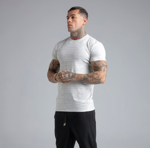 Camiseta de Hombre de Alta Calidad, Color Sólido, a la Moda, con Bolsillo Frontal, Personalizada, Cuello Redondo, Tejida, Estampada y Transpirable - Product Image 4