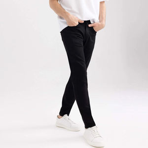 Jeans de Hombre Personalizados de Fábrica, Corte Recto, Elásticos, Tallas Grandes, Estilo Vintage, Formales y Casuales para Otoño - Product Image 4