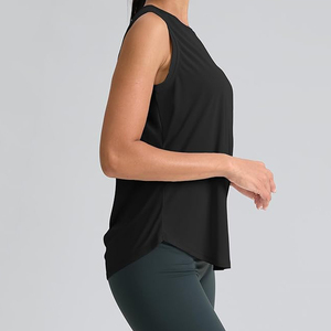 <b>Women's</b> Loose Fit Tank <b>Tops</b> Summer Sleeveless Tees Blouse Plus Size Casual Square Collar Solid Pattern Breathable Knitted Fabric - Product Image 1