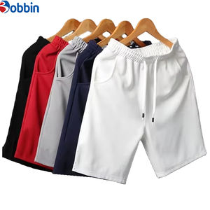 กางเกงขาสั้นผู้ชายฤดูร้อนแบบยูนิเซ็กส์สำหรับเล่นกีฬาและพักผ่อน กางเกงห้าส่วน มีกระเป๋า ยืดหยุ่น ระบายอากาศ แห้งเร็ว เอวยางยืด 100% - Product Image 4