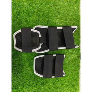 Adult Breathable Fabric Professional Protection Baseball Leg Guards Comfortable Flexible Adjustable Seat Custom Design <b>Hook</b> Loop - Product Image 5