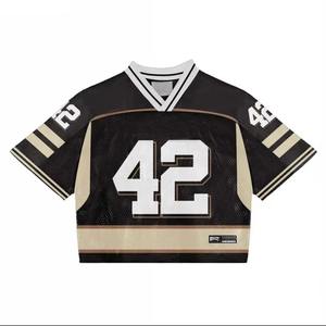 Camiseta Deportiva Personalizada de Estilo Retro Americano Vintage, Clásica, de Malla, para Béisbol, Fútbol Americano y Fútbol, para Hombre - Product Image 1