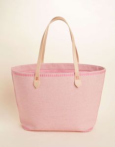 KILANNA <b>Canvas</b> <b>Tote</b> Bag Pink Palm Tree Print Large Capacity Casual Travel Bag 100% Cotton <b>Canvas</b> <b>Tote</b> Bag Eco Friendly - Product Image 3
