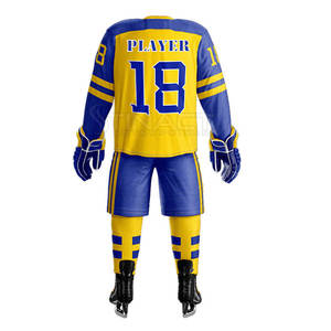 Uniforme de hockey sobre hielo personalizado para hombre, diseñado para entrenamiento, hecho con tela de alto rendimiento para una durabilidad prolongada. - Product Image 5