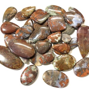 Pierres cabochons ovales en agate rouge naturelle de haute qualité, pierres précieuses en vrac, certificat IGI, fabrication de bijoux - Product Image 4