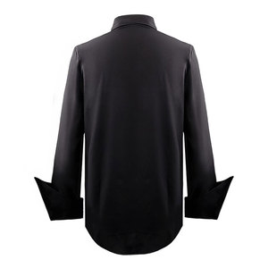 <b>Men's</b> <b>Gothic</b> Shirt Medieval <b>Clothes</b> Steampunk Stage Wear Lapel Court <b>Clothes</b> Fit Shirt Blouse Black Shirts - Product Image 2