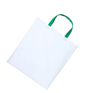 กระเป๋าผ้าแคนวาสหูสั้นแบบเรียบสำหรับขายส่ง กระเป๋าใส่ของชำแบบใช้ซ้ำได้ จำหน่ายจำนวนมาก - Product Image 4