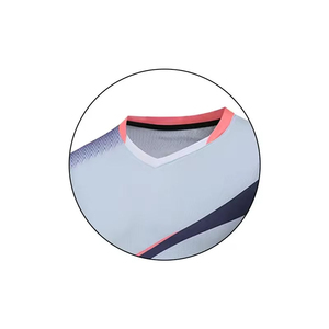 Conjuntos Deportivos Unisex Transpirables con Estampado, Cuello en V, Cintura Elástica, Manga Corta, Uniformes para Tenis, Bádminton, Tenis de Mesa, Personalizables - Product Image 4