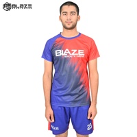 Blaze Fight Wear personnalisé nouveau Design de football Kit d'uniforme de football original d'usine de haute qualité ensemble complet costume de football maillot de football