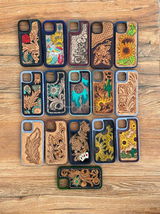 เคสไอโฟนหนังแท้สไตล์ตะวันตกทันสมัยเคสโทรศัพท์หนังวัวสำหรับ iPhone 15 PRO MAX - Product Image 5