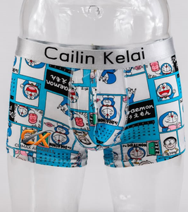 Factory Price ODM <b>Custom</b> Private Label Logo Waist Digital Printed Classic Rise Breathable Crocheted Knit <b>Boxer</b> Briefs Men - Product Image 2