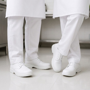 Ensemble uniforme de chef en spandex TR, kit uniforme de cuisine respirant anti-boulochage, vêtements de travail pour le personnel de restaurant - Product Image 4