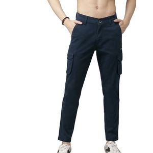 กางเกงคาร์โก้ผู้ชายแบบลำลองกางเกงทรงหลวมกางเกงผู้ชายหกกระเป๋าแฟชั่นใหม่ - Product Image 1