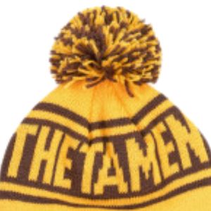 Iota Phi Theta Beanie Brown Gold 1963 Greek Apparel Fraternity Knit Hat <b>Winter</b> <b>Cap</b> Pom Stylish Fit Accessory - Product Image 6