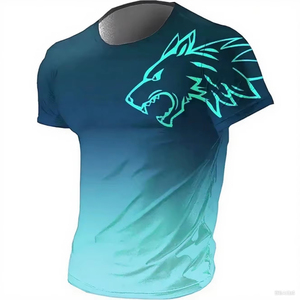 Camisetas Profesionales para Hombre, Ropa Deportiva, Verano 2026, Diseño Vintage, Impresión 3D, Secado Rápido, Degradado, Alta Calidad - Product Image 5