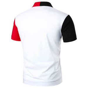 Chemise Homme en Jersey 100% Coton de Haute Qualité, Tricotée Unie, Broderie, Séchage Rapide, Manches Courtes, Boutons, Logo Personnalisé sur le Devant, 200g - Product Image 4