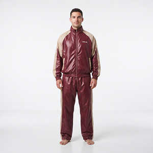 Custom Logo Men's Nylon <b>Jogger</b> <b>Set</b> Oversized <b>Plus</b> <b>Size</b> Tracksuit Lightweight Breathable Sportswear Men's Wholesale - Product Image 1