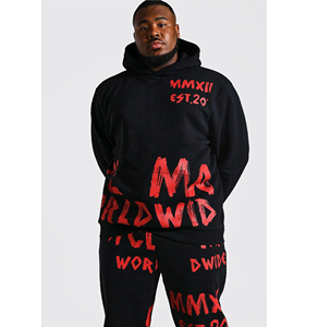 ชุดวอร์มมีฮู้ดสำหรับผู้ชาย,ชุดวอร์มโอเวอร์ไซส์เสื้อกันหนาวผ้าหนาดีไซเนอร์ผ้าหนามากกว่าไซส์ใหญ่พิเศษสำหรับฤดูใบไม้ร่วงฤดูหนาวขายส่ง - Product Image 5