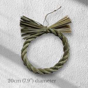 Factory Price Gold Shimenawa Rope Straw Wall Hanging Plant Fiber Craft Christmas Home Decor Handmade Gift Supplier - Product Image 2